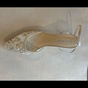 Bella Belle Ivory silk wedding shoes